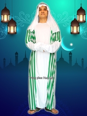 Cho thuê trang phục Hồi Giáo nam xanh lá đẹp, chất lượng