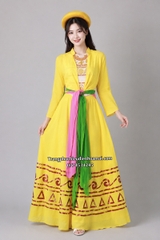 Cho thuê trang phục đồ tứ thân ba màu yếm trắng giá rẻ, đẹp
