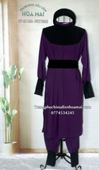 Cho thuê trang phục tướng cổ trang tím đẹp, chất lượng