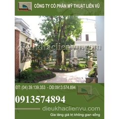 Tiểu cảnh sân vườn nhà phố