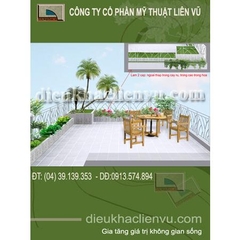 Vườn trên sân thượng