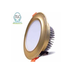 Đèn Led âm trần mặt cong vàng 7w TLC