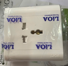ổ cắm vuông đơn đa năng V20SDNV lioa