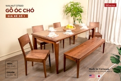 Ghế băng gỗ óc chó Kenton