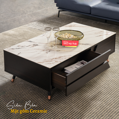 Bàn Trà Mặt Gốm Ceramic-C21927 siêu bền nhập khẩu chính hãng