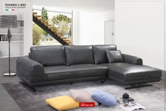 Bộ Sofa chất liệu da bò Ý nhập khẩu Divano L-863