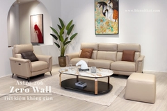 Sofa Thông Minh thư giãn chỉnh điện Zero Wall Astro 296 màu Nâu Dark Brown