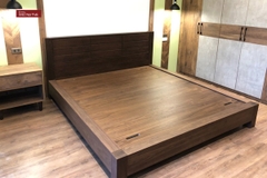 Giường gỗ óc chó xuất khẩu Nhật Bản Walnut-02