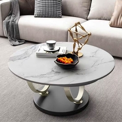 Bàn trà xoay thông minh mặt đá Ceramic-771