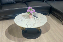 Bàn trà xoay thông minh mặt đá Ceramic-771