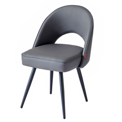 Ghế ăn vật liệu da PU nhập khẩu C1307 màu xám Dark Gray