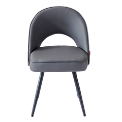 Ghế ăn vật liệu da PU nhập khẩu C1307 màu xám Dark Gray