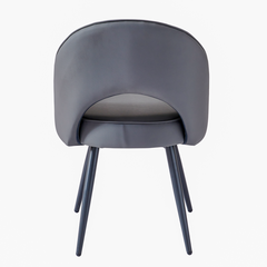 Ghế ăn vật liệu da PU nhập khẩu C1307 màu xám Dark Gray