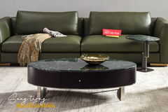 Bàn Trà Mặt Đá tự nhiên Mable C25021A màu xanh ngọc cao cấp nhập khẩu