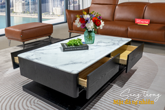 Bàn Trà Mặt Đá Marble  C8524 cao cấp nhập khẩu