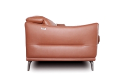 Ghế Sofa Góc chất liệu da bò Ý nhập khẩu Divano L-689 màu Camel