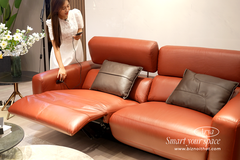 Sofa Thông Minh ARYA Full 100% da thật - Ghế Sofa chỉnh điện Nhập Khẩu nguyên chiếc từ Malaysia