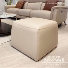 Sofa Thông Minh thư giãn chỉnh điện Zero Wall Astro 296 màu Nâu Dark Brown