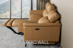 Sofa Thông Minh thư giãn chỉnh điện Zero Wall Astro 296 màu Nâu Dark Brown
