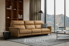 Sofa Thông Minh thư giãn chỉnh điện Zero Wall Astro 296 màu Nâu Dark Brown