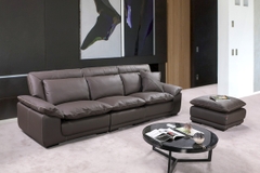 Bộ Sofa văng chất liệu da bò Ý nhập khẩu Divano S902