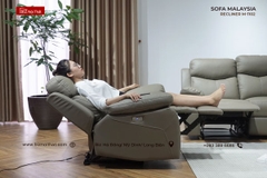 Ghế Sofa đơn thông minh Recliner chỉnh điện da thật nhập khẩu Malaysia M-1120A