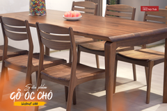 Ghế Ăn Gỗ Óc Chó Mặt Gỗ Winter