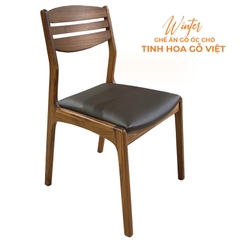 Ghế Ăn Gỗ Óc Chó Mặt Nệm Winter