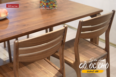 Ghế Ăn Gỗ Óc Chó Mặt Gỗ Winter