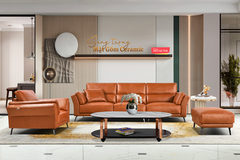 Bàn Trà bánh xe mặt gốm Ceramic-C21925 siêu bền nhập khẩu chính hãng