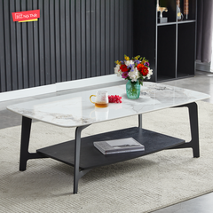 Bàn Trà Mặt Đá Ceramic-6018 màu Pandora