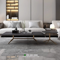 Bàn Trà Phòng Khách Mặt Đá Ceramic-8132