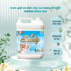 Nước Giặt xả hương nắng mai 6in1 Scanly giúp giữ màu bền bỉ, Thơm ngát cả ngày dài