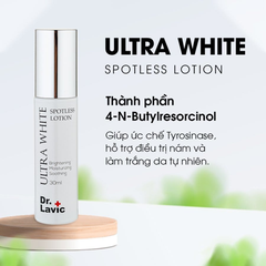 Sữa dưỡng trắng đa tầng- Ultra white spotless Dr.Lavic 30ml DR948