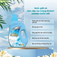 Nước giặt xả 6in1 hương cuốn hút SCANLY cho quần áo bé yêu - sự lựa chọn tuyệt vời dành cho mẹ