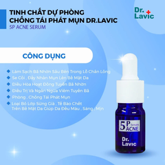 Serum Giảm Mụn Chăm Sóc Da, Thông Tuyến Bã, Tái Tạo Tuyến Bã Nhờn, Đẩy Mụn Dr.Lavic 5P Ance Serum DR907