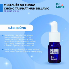 Serum Giảm Mụn Chăm Sóc Da, Thông Tuyến Bã, Tái Tạo Tuyến Bã Nhờn, Đẩy Mụn Dr.Lavic 5P Ance Serum DR907