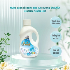 Nước giặt xả 6in1 hương cuốn hút SCANLY cho quần áo bé yêu - sự lựa chọn tuyệt vời dành cho mẹ