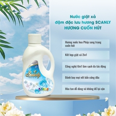 Nước giặt xả 6in1 hương cuốn hút SCANLY cho quần áo bé yêu - sự lựa chọn tuyệt vời dành cho mẹ