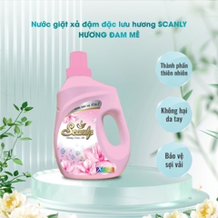 Nước Giặt xả hương đam mê 6in1 Scanly giúp giữ màu bền bỉ, Thơm ngát cả ngày dài