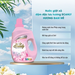 Nước Giặt xả hương đam mê 6in1 Scanly giúp giữ màu bền bỉ, Thơm ngát cả ngày dài