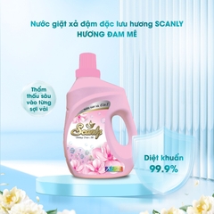 Nước Giặt xả hương đam mê 6in1 Scanly giúp giữ màu bền bỉ, Thơm ngát cả ngày dài