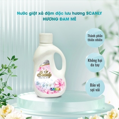 Nước Giặt xả hương đam mê 6in1 Scanly giúp giữ màu bền bỉ, Thơm ngát cả ngày dài