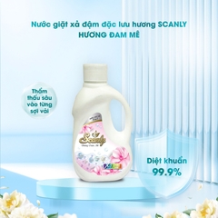 Nước Giặt xả hương đam mê 6in1 Scanly giúp giữ màu bền bỉ, Thơm ngát cả ngày dài