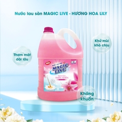 Nước lau sàn hương hoa lily Magic Live Khử Mùi Lưu Hương Đuổi Muỗi Đuổi Côn Trùng