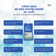 Bộ mụn chuyên nghiệp Professional Treatment Acne - DR.LAVIC DR905