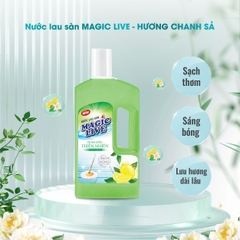 Nước lau sàn hương chanh sả Magic Live Khử Mùi Lưu Hương Đuổi Muỗi Đuổi Côn Trùng