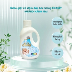 Nước Giặt xả hương nắng mai 6in1 Scanly giúp giữ màu bền bỉ, Thơm ngát cả ngày dài