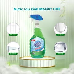 Nước lau kính Magic Live Siêu sạch chống bám bụi 500ml