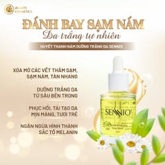 Serum dưỡng da nám Sennio Intensive Whitening Dual Serum dưỡng trắng da mặt chính hãng Hàn Quốc 30ml SNO 809